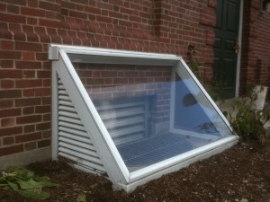 Sub-Level Window Well Storm Cover       